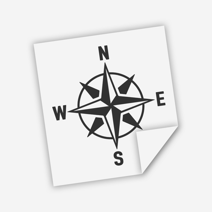 Compass Sticker