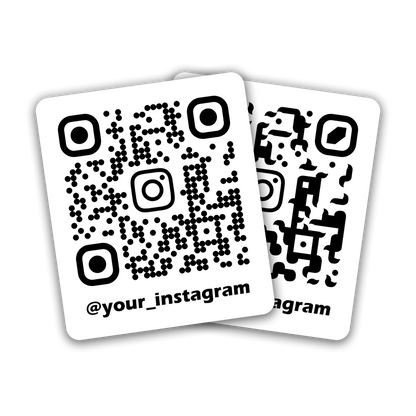 Custom Instagram QR Code Αυτοκόλλητο