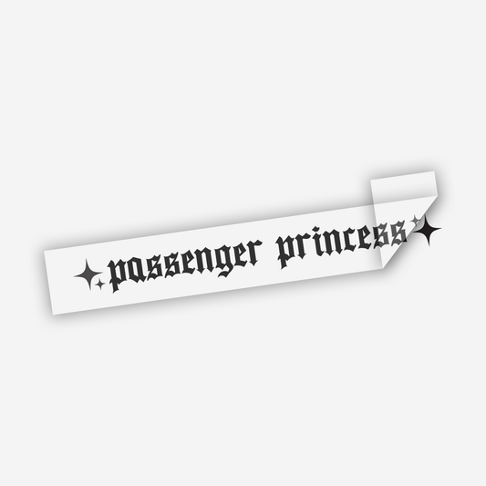 Passenger Princess Sticker