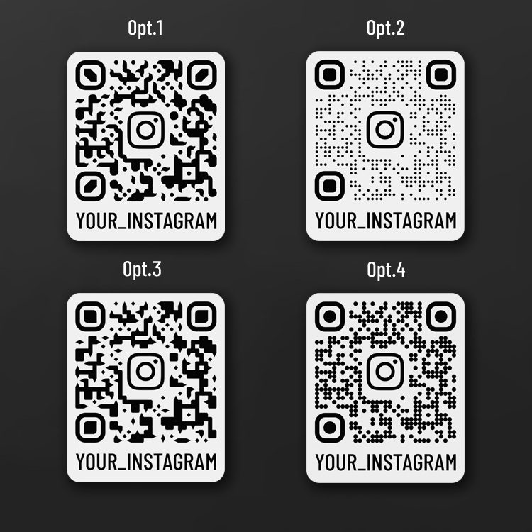Custom Instagram QR Code Αυτοκόλλητο