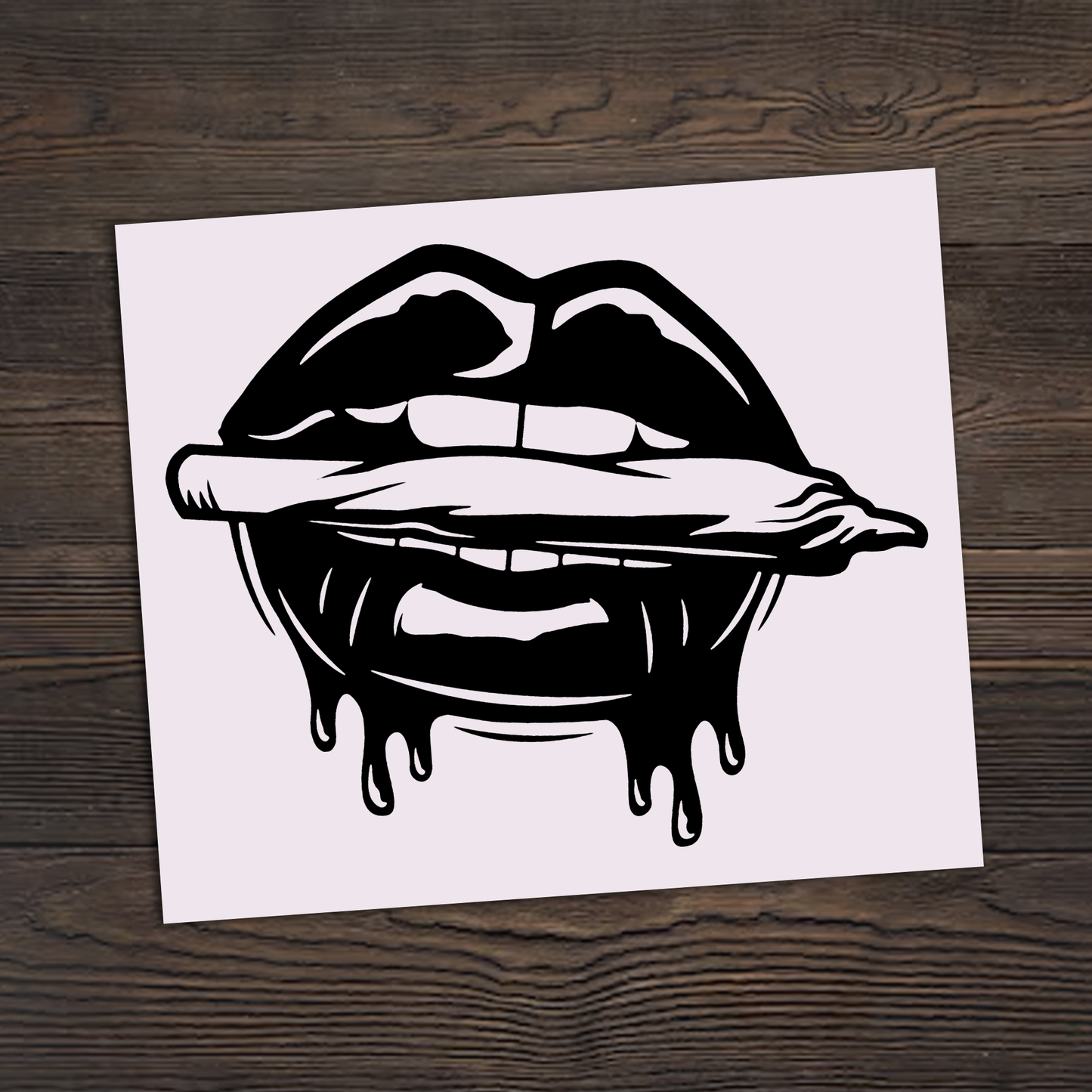 Smokin' Lips Sticker