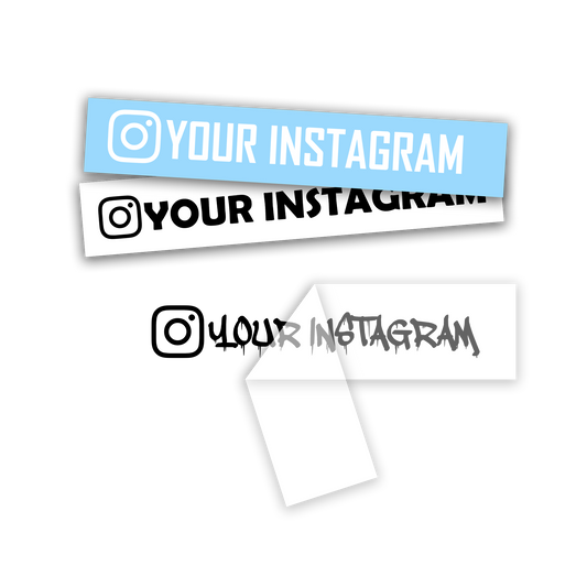 Custom Αυτοκόλλητο Instagram